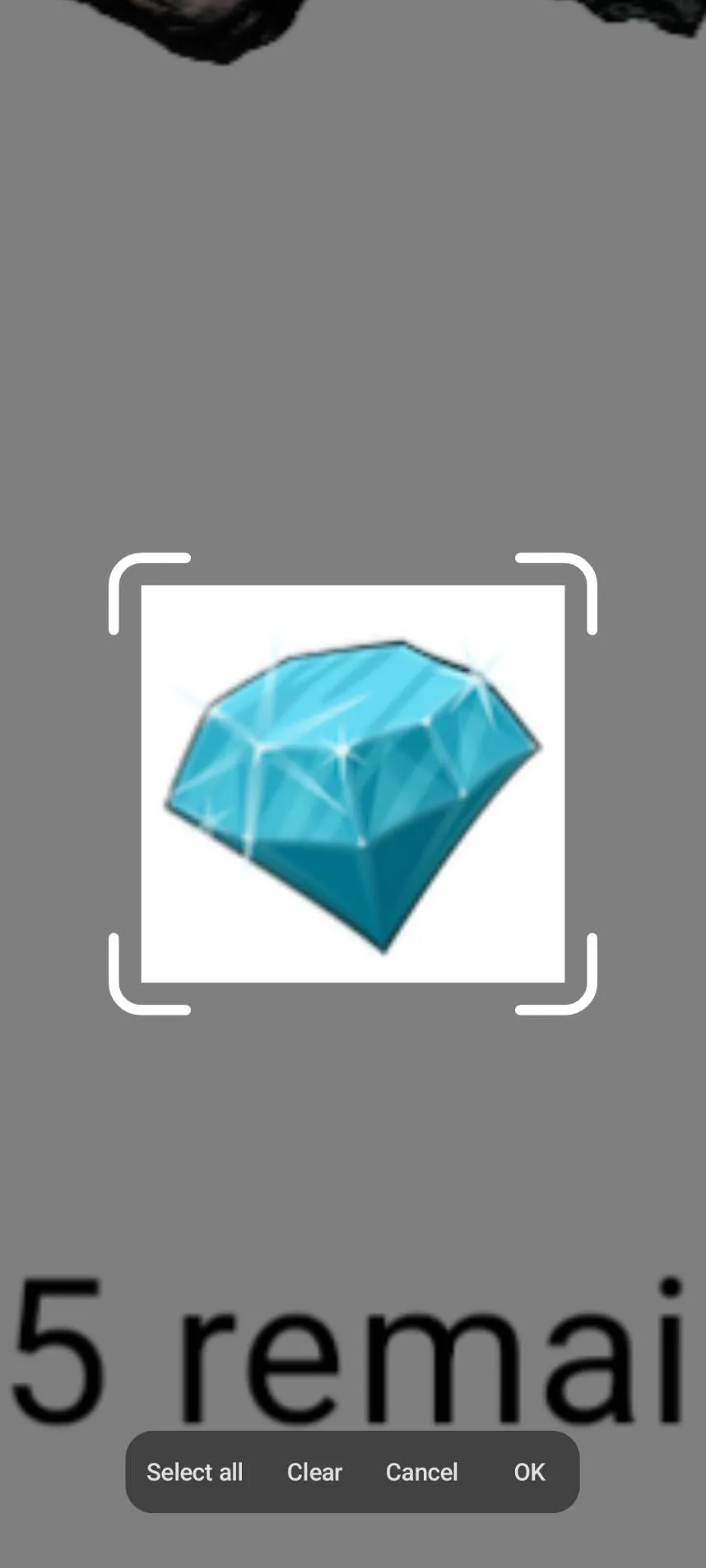 Cropping the reference image down to just the diamond artwork